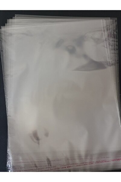 Genel Markalar Şeffaf Yapışkanlı Poşet - Opp Kendinden Yapışkanlı Jelatin Parlak Poşet 32x45cm-100 Adet