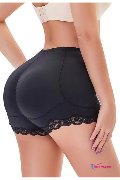 İNCEYAŞAM Basen and Butt Cases, Corset Boxers with Double Pop-Up and Removable Pad