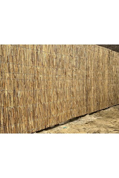 POLYBOTUM Doğal ve Dayanıklı Pres Bambu Kamış Balkon Çatı Kaplama (kalınlık , 2 cm 1 x 2 metre)