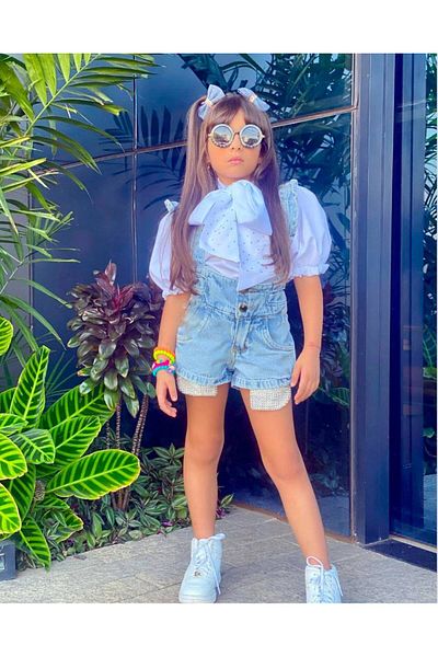 SILA Girl's Stone Shirt-Jumpsuit