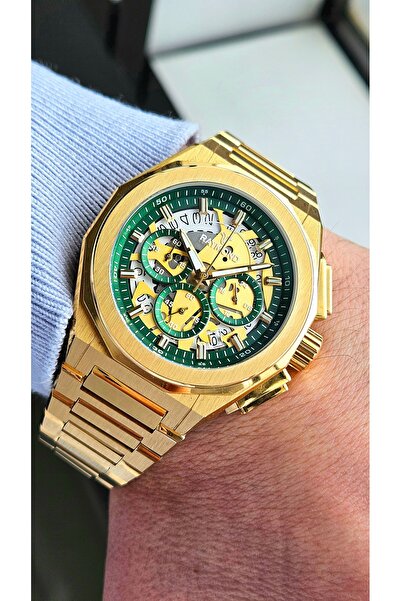 Raymond ريم- 280276   ساعة يد رجالية - آلية يابانية - ستانلس ستيل 100% - ضمان لمدة عامين