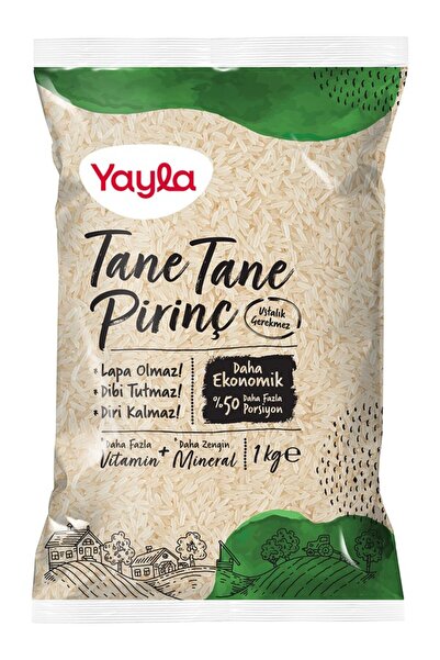 Yayla Tane Tane Pirinç 1 Kg