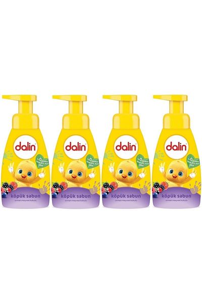 Dalin 200 ml Forest Fruit Scented Foam Soap - X4 Pieces