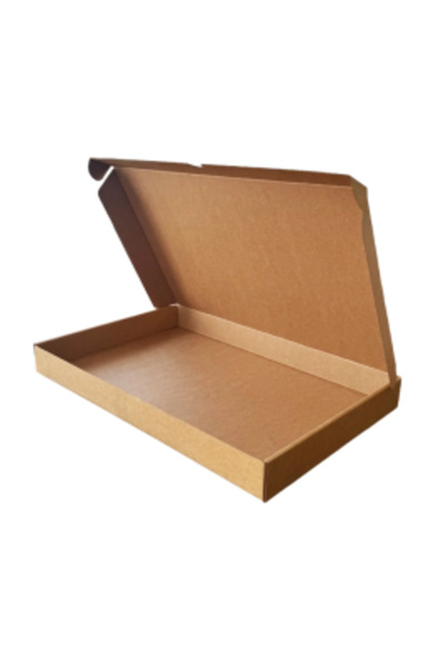Kolicim 47x32x5cm Kutu - 3 Desi Kutu - Tek Oluklu Kilitli Kutu - Kraft - 25 Adet