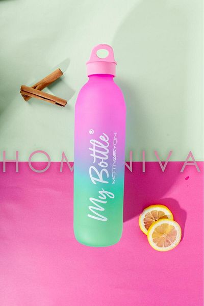 HOMENIVA Glass Motivated Flask 1 Lt
