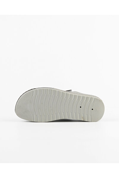 DR KLOMPA Women's Slippers Ms703 Gray Mikanos Patent Leather Orthopedic Summer Slippers