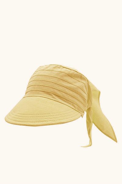 Külah Women's Safari Tie-Up Scarf with Brim Bandana Beach Hat