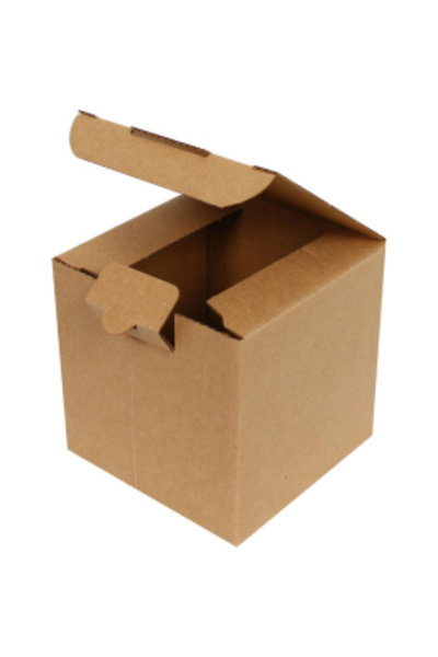 Kolicim 10,5x10,5x8cm Kilitli Kutu - 0,3 Desi Kutu - Tek Oluklu Kutu - Kraft ...