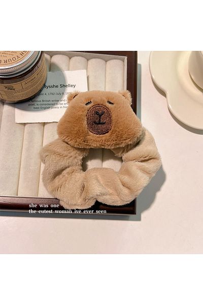 Choice 4 Sweet High Skull Top Capybara Hair Bands Plush Wash Face Capybara Plush Headband Funny Soft Water.