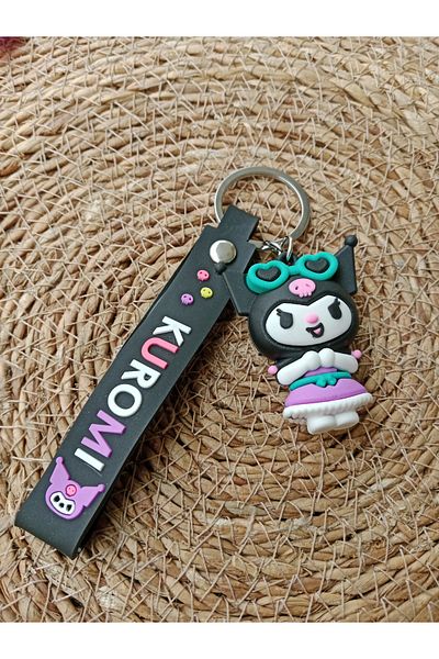 BRK ACCESSORY Kuromi |   3D Silicone Key Chain |   Bag Accessory (Bpa Free)