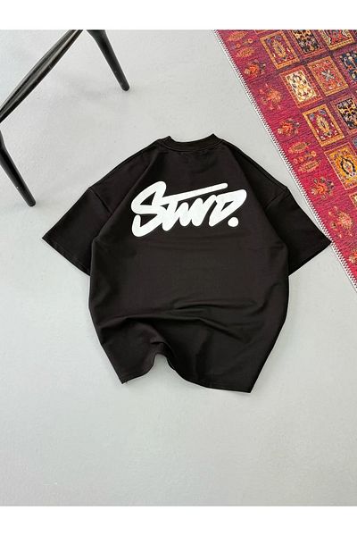Gofeel Μπλουζάκι Unisex με στάμπα στην πλάτη με λεπτομέρειες