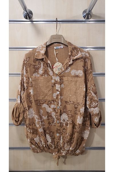 Park Moda ИТАЛИАНСКА РИЗА С ОБЛАЦИ И ПАЙЕТИ