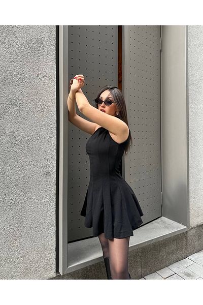 Mels ZR Μίνι Πλισέ Φόρεμα Χωρίς Μανίκια
