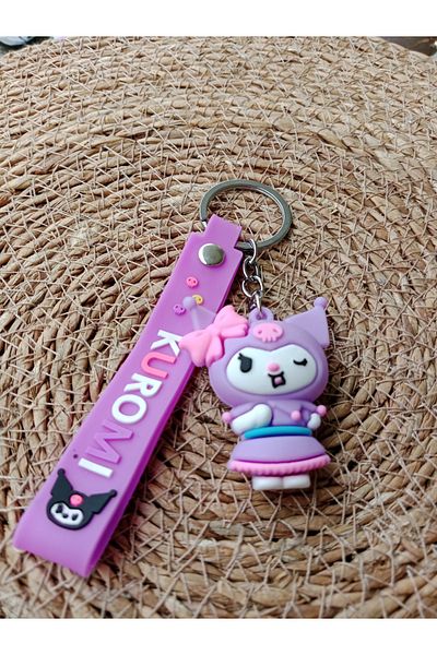 BRK ACCESSORY Kuromi |   3D Silicone Key Chain |   Bag Accessory (Bpa Free)