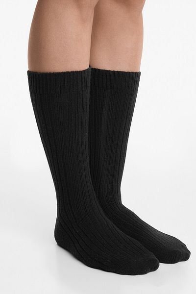 Oysho % 15 cashmere % 10 yün classic çorap