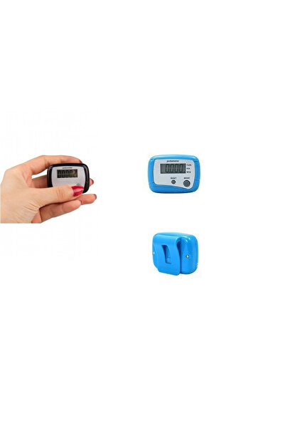 Paras Ticaret Klipsli Dijital Pedometre Küçük Adım Sayar (Ebat: 4,5 cm x 3,5 ...