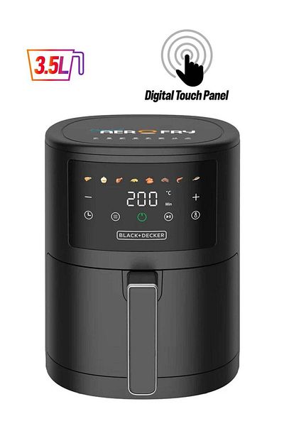 Black&Decker BLACK+DECKER AerOfry Digital Air Fryer 3.5 L 1500 W AF3500 black