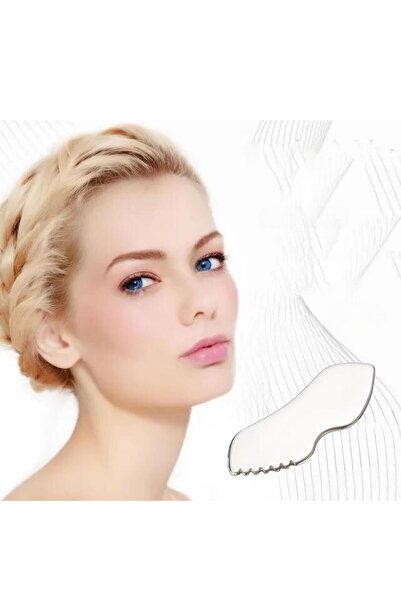 Naturachi Metal Yüz Masaj Aleti Face Guasha Face Yoga Kelebek Graston Aparatı