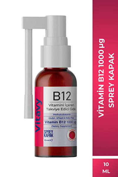 Vitavy Methylcobalamin B12 Vitamini Sprey 1000mcg 10 ml (75 PUFF)