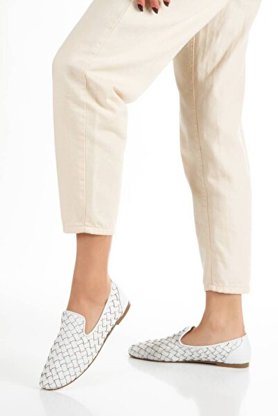 inyola Kadın Cilt Hakiki Deri Babet 1036