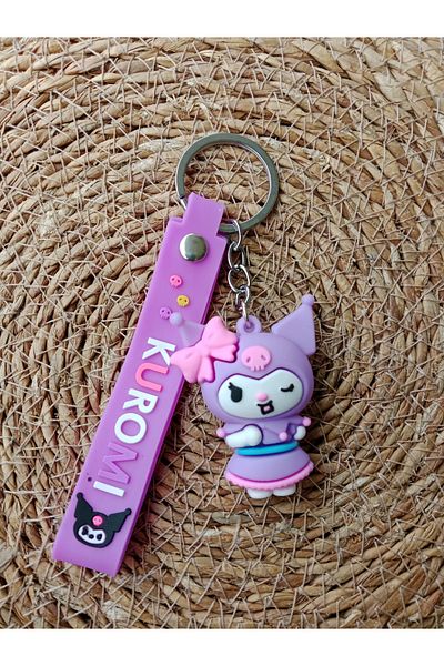 BRK ACCESSORY Kuromi |   3D Silicone Key Chain |   Bag Accessory (Bpa Free)