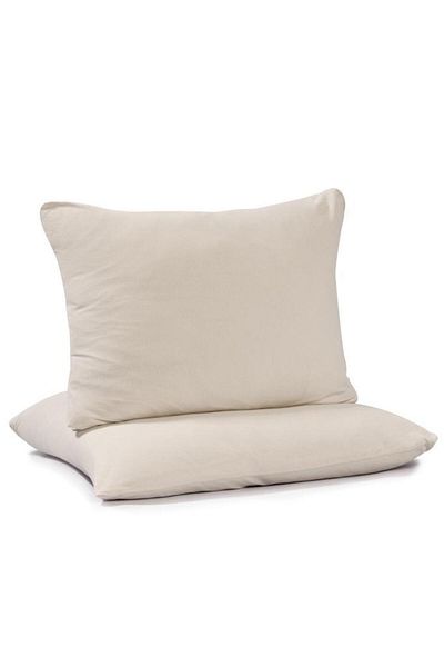 Ender Home Μαλακή βαμβακερή χτενισμένη βαμβακερή μαξιλαροθήκη Softloom 2 τεμαχίων – 100% βαμβακερό φερμουάρ 50x70 cm