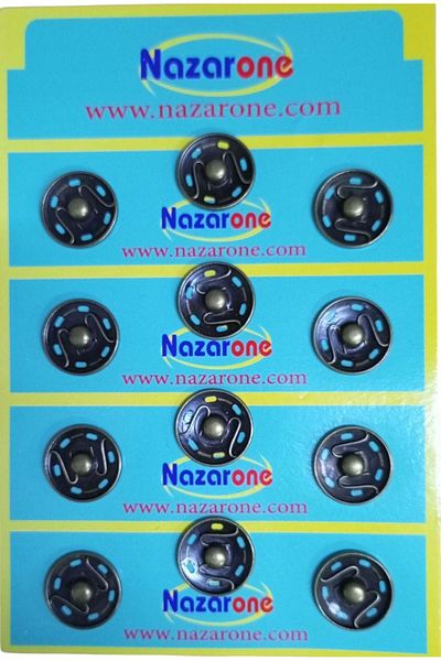 Kezban Tekstil 21mm Bronze(Oxide) Color Fence Hedge Button 12 Pairs
