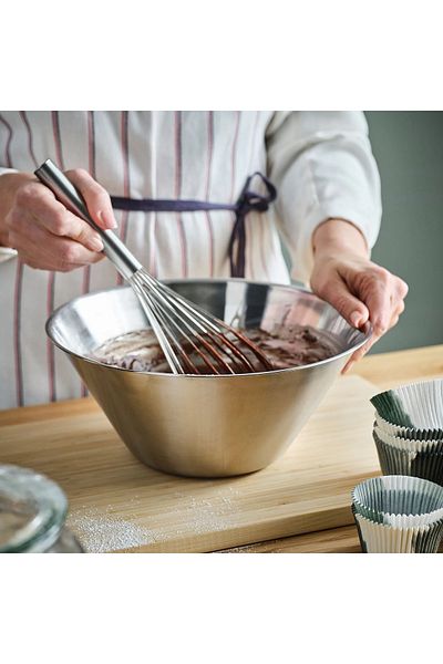 IKEA Non-Spill Steel Serving Bowl 4 Lt