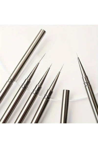 Art Tone Metal Profesyonel Detay İçin Fırça Seti 5 Adet Set Tırnak Suluboya Ç...