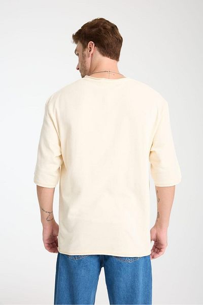 Store 100% Cotton Oversize Short Sleeve Crew Neck T-Shirt