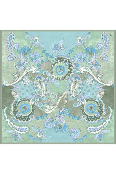 Armine Φουλάρι με σχέδιο από καθαρό μεταξωτό Twill Μοντέλο: 9338-56