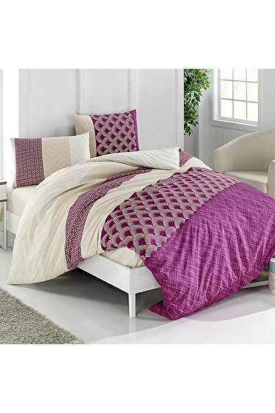Kristal Double Light Duvet Cover Set Nil Plum