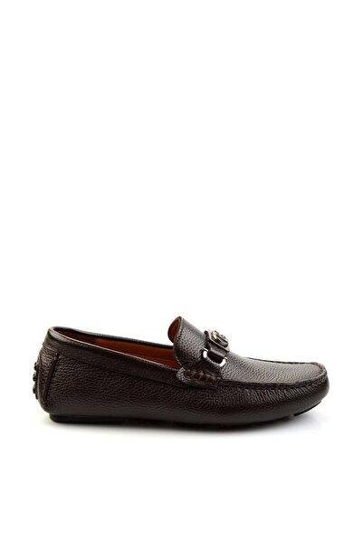 Bambi Kahve Leather Erkek Loafer Ayakkabı E01547007540