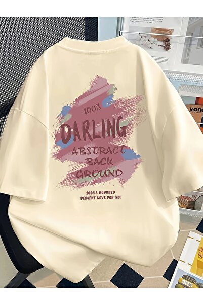 AZIZI TEKSTIL INS Trendy Couple Casual Weight Pure T-shirt για γυναίκες, Καλο...