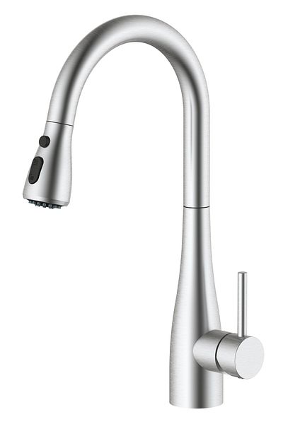 HESANIT Premium Pull Out Kitchen Faucet Stainless Steel Brushed