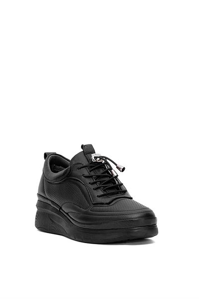Ayakkabı Fuarı Elit AsAsG121C Pantofi de damă din piele naturală ortopedică casual negri