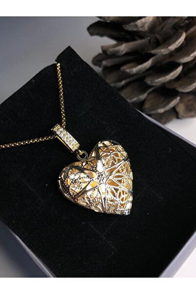 vogutima Kadın Çelik Kolye - Resim Fotoğraf Konulan Kapağı Açılan • Sevgiliye...