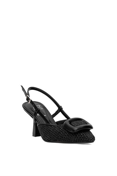 Beety 25BY60.5427T Pantofi clasici cu toc pentru femei, negri
