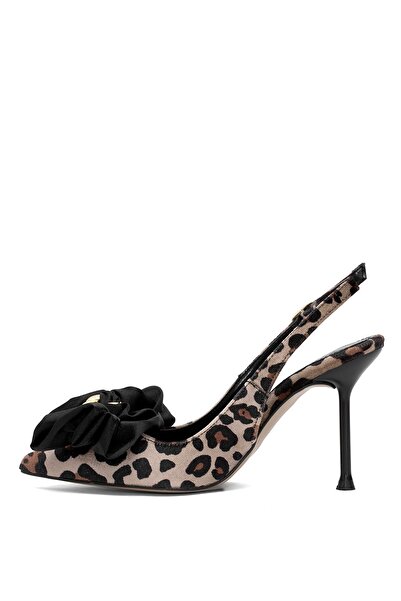 Ayakkabı Fuarı Women's Classic Heeled Shoes - Elite Pm230 K917S Leopard Model