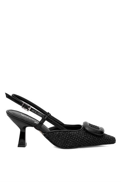 Beety 25BY60.5427T Pantofi clasici cu toc pentru femei, negri