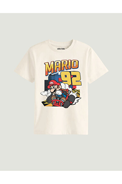 adenkidsofficial تي شيرت مطبوع بتصميم سوبر ماريو