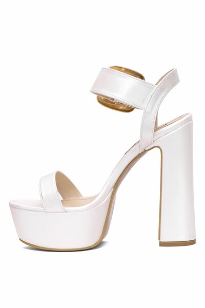 Ayakkabı Fuarı Жіночі платформи - Elit PM08 K2050-1C Перламутрові