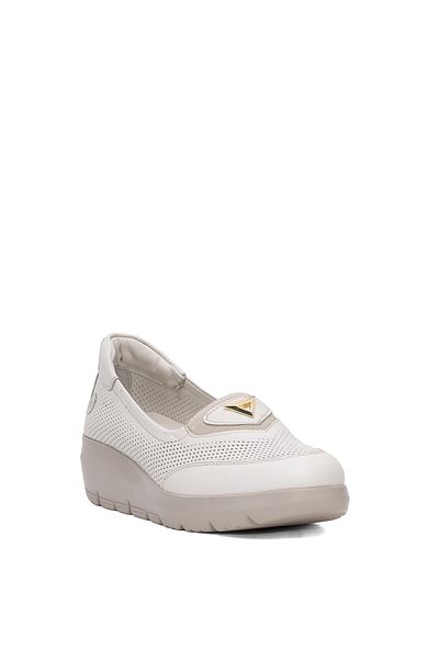 Mammamia Pantofi de damă din piele naturală D25YA-7450 crem