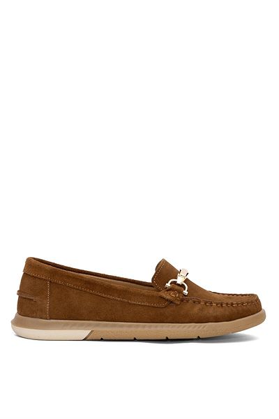 Venüs Pantofi casual de damă din piele naturală 25484102 Y Tan