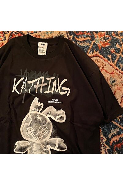 Adrift Y2K Unisex Harajuka Anime Retro Kawai Kuromi T-shirt Kod  Rertr Tarzso...