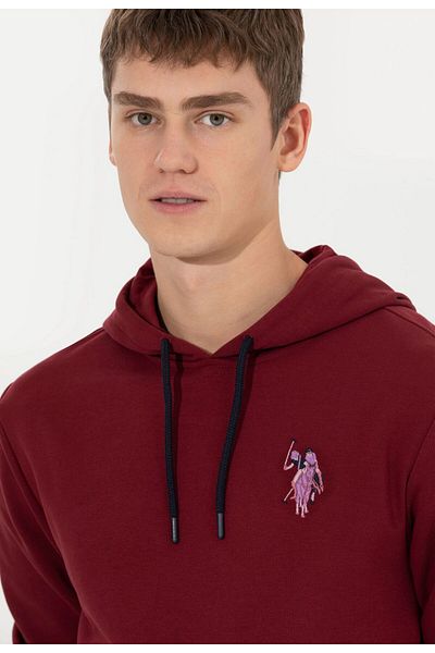 U.S. Polo Assn. Men's Cherry Sweatshirt