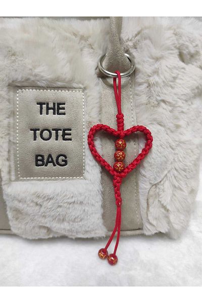 ARTON Heart Shaped Special Handmade Paracord Charm Keychain and Bag Accessory