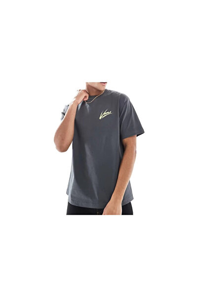 Vans Brush Script Loose T-shirt ασφάλτου/σκιάς λιμανιού