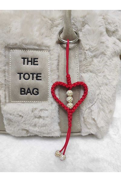 ARTON Heart Shaped Special Handmade Paracord Charm Keychain and Bag Accessory
