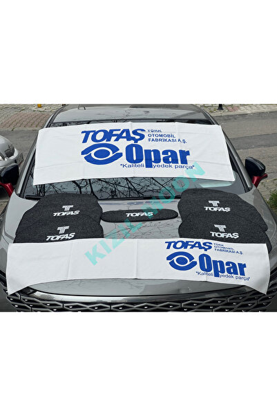 Kızıl Gök Tofaş Sersine Uyumlu Tofaş Opar Beyaz Torpido Beyaz Sırt Siyah Logo...